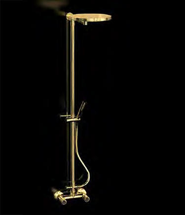 Art Deco Gold Duschsäule (61GN)