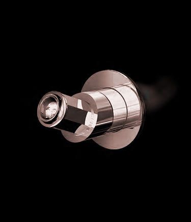 Art Deco Rose Gold Manuelle Duscharmatur (61RGJ)