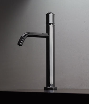 Art Deco Schwarze Chrom Armaturen Kollektion