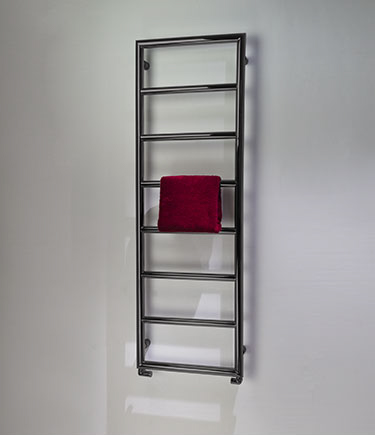 Loft Schwarzer Chrom-Handtuchheizkörper (59ZBC)