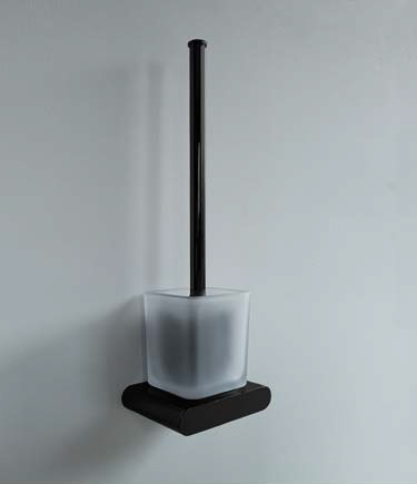 Spa Schwarze Chrom Toilettenbürste (162HBL)