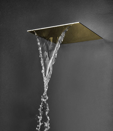 Cascade Messing Wasserfall Duschkopf (75GBR)