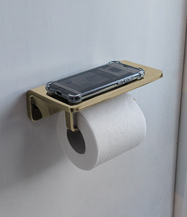 Spa Messing Toilettenpapierhalter und Telefonhalter (162CB)