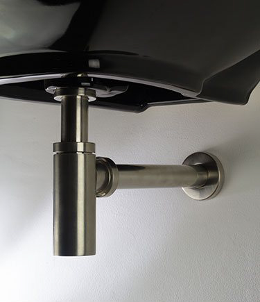 Gebürsteter Nickel-Flaschensiphon (36LL)