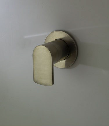 Gebürsteter Nickel Brausegriff (36MM)