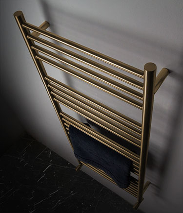 Handtuchhalter in gebürstetem Gold (57CBG)
