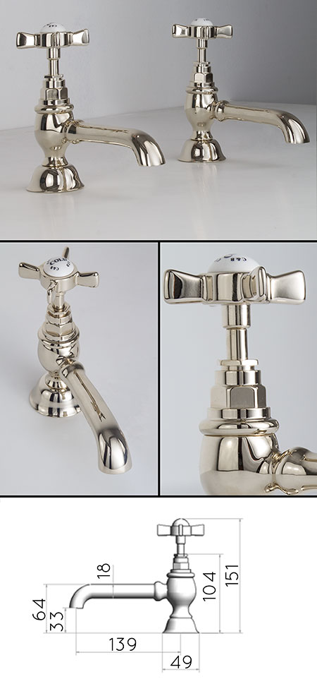Nickel Classic Standventil-Armatur (49EE)