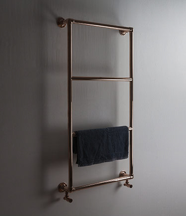 Classic Rose Gold Wand-Handtuchwärmer (57NRG)
