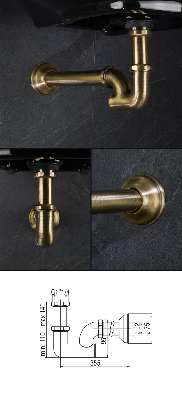 Coco Flaschensiphon aus Messing (34K)