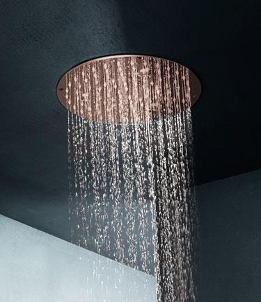 Studio Kupfer-Regenfall-Duschkopf (75UC)
