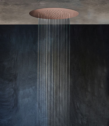 Wafer Kupfer-Regenfall-Duschkopf (75LC)
