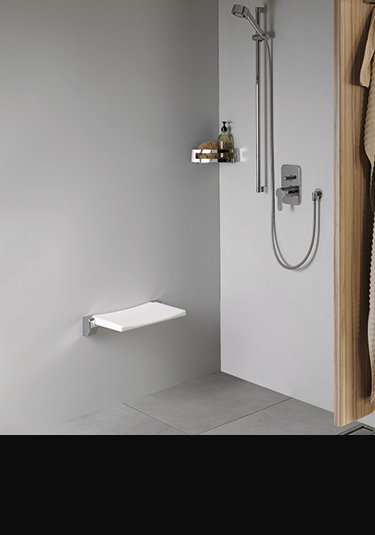 Deluxe zusammenklappbarer Duschsitz (82L)