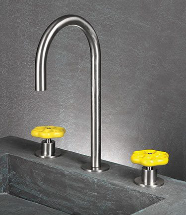 Flower Randmontierte Waschbecken-Armatur (56FL)