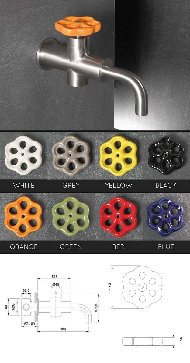 Flower Moderne Waschbecken-Armatur (54FL)