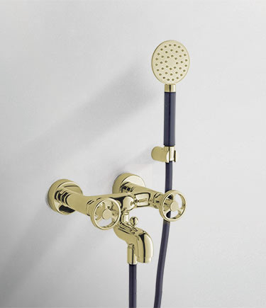 Forge Messing Wandarmatur für die Badewanne (87JB)