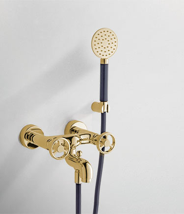 Forge Gold Wandarmatur für die Badewanne (87JG)