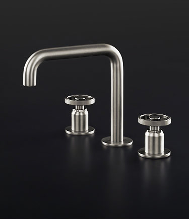 Forge Nickel 3-tlg. Waschtischarmatur (87GN)