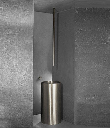 Forge Nickel Waschtischarmatur für die Deckenmontage (87EN)