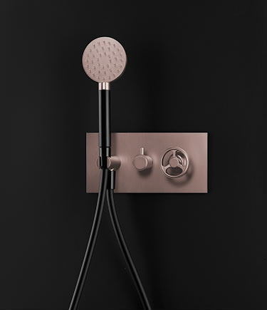 Forge Rose Gold Handbrause & Umstellventil (87NRG)