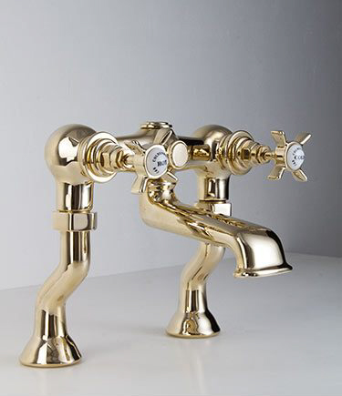 Goldene Wannenfüllarmatur (43GG)