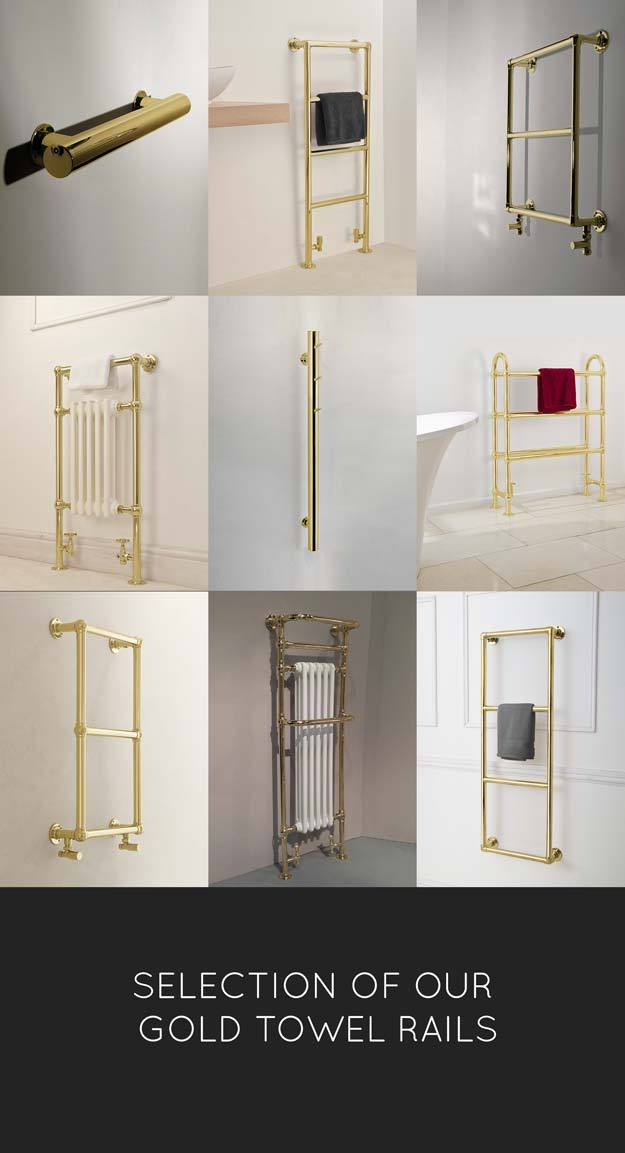 Goldener Handtuchheizkrper