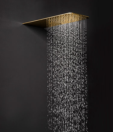 Svelte Gold Regen- und Wasserfall-Duschkopf (75FG)