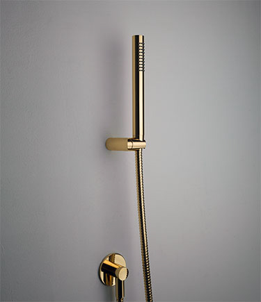 Art Deco Gold Handbrause (61GL)