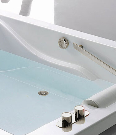 Nickel Badewannenabfluss mit Überlauf (37PP)
