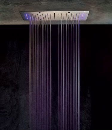 Lucent LED Multifunktionsduschkopf aus Edelstahl (75P)