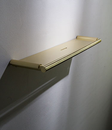 Moca Messing Wandregal für Badezimmer (57EM)