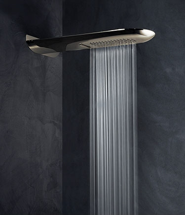 Dorsal Nickel Regen- und Wasserfall-Duschkopf (75EN)