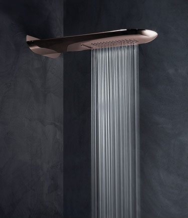 Dorsal Rose Gold Regen- und Wasserfall-Duschkopf (75ERG)