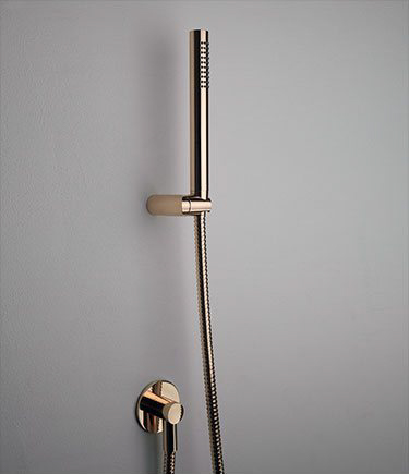 Kara Rose Gold Wandmontierter Duschkopf (42EE)