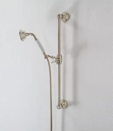 Nickel Classic Duschkopf mit Wandstange (49JJ)