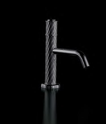 Twist Schwarze Chrom Waschtischarmatur (47BCA)