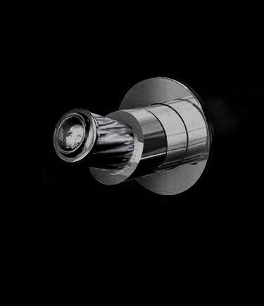 Twist Schwarze Manuelle Chrom Duscharmatur (47BCJ)