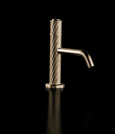 Waschtischarmatur Twist Gold (47GA)