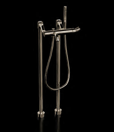 Twist Nickel Freistehende Wannenarmatur (47NH)
