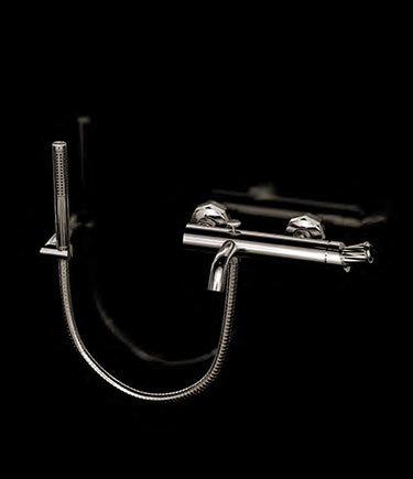 Twist Nickel Wandarmatur für Badewannen (47NF)