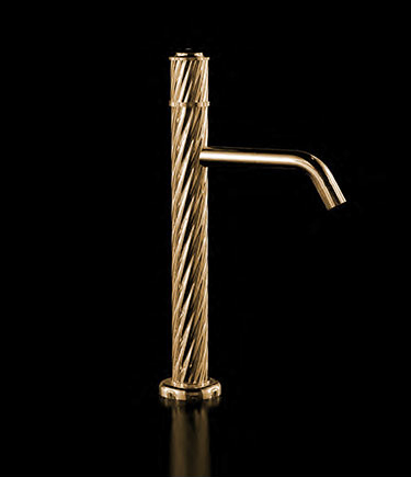 Twist Gold Hohe Waschtischarmatur (47GC)
