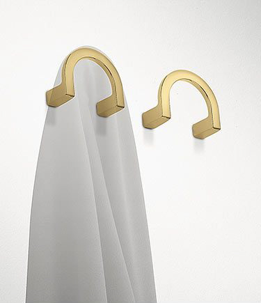 Goldener Kleiderhaken fürs Bad (55HGO)
