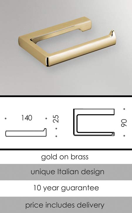 Goldener Toilettenpapierhalter (55BGO)