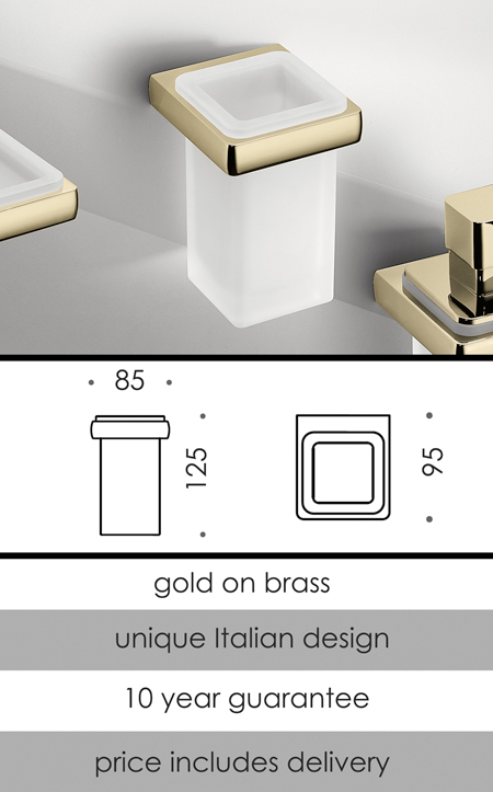 Goldener Zahnbrstenhalter (55CGO)
