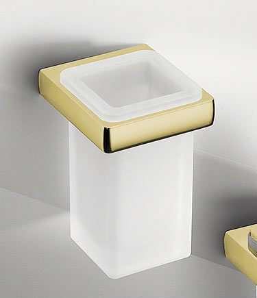 Goldener Zahnbürstenhalter (55Q)