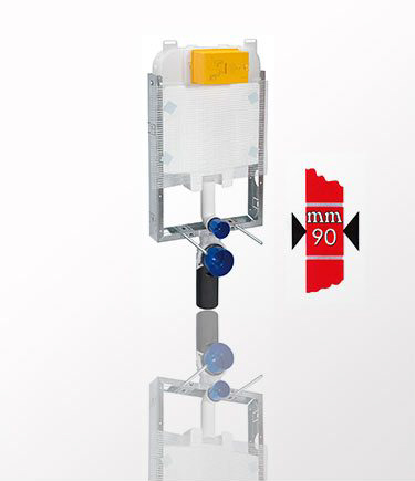 Slimline-Toilettenspülkasten für gemauerte Wände (52H)