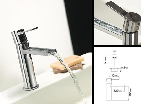 Loft Wasserfall-Mischbatterie (37D)