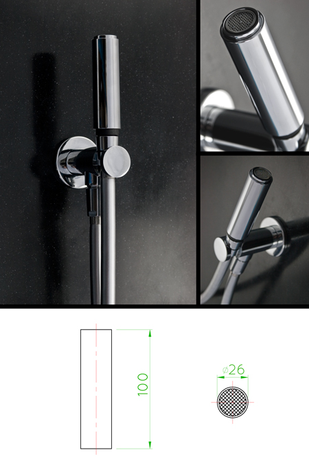 Wandmontierter Douche Duschkopf (79F)