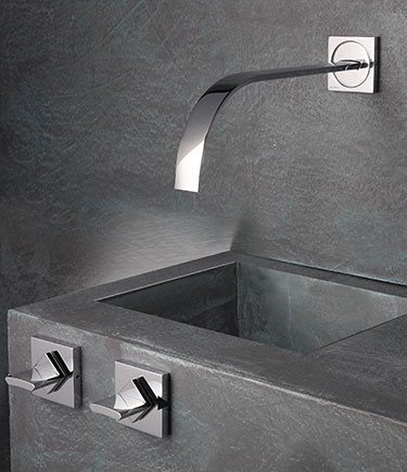 Torino Wandmontierte Waschbecken- & Badewannenarmatur (42C)