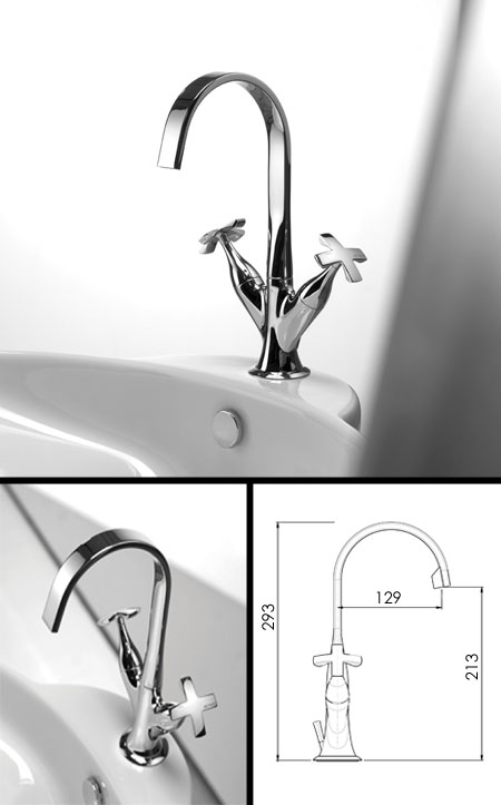 Coox Monobloc Waschbecken-Mischbatterie (36A)