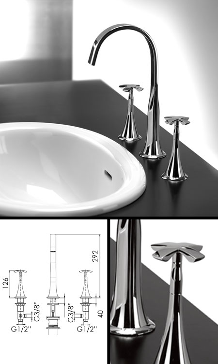Coox Wannenrandarmaturen fr Waschbecken (36C)